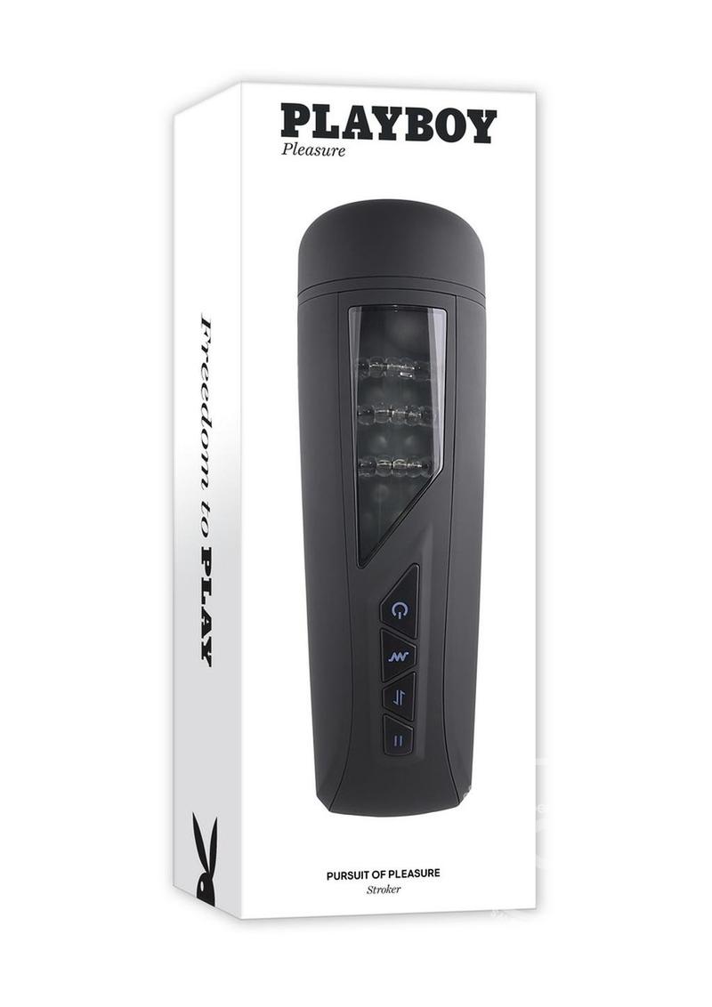 Playboy - Pursuit of Pleasure - Rechargeable Textured Vibrating Stroker