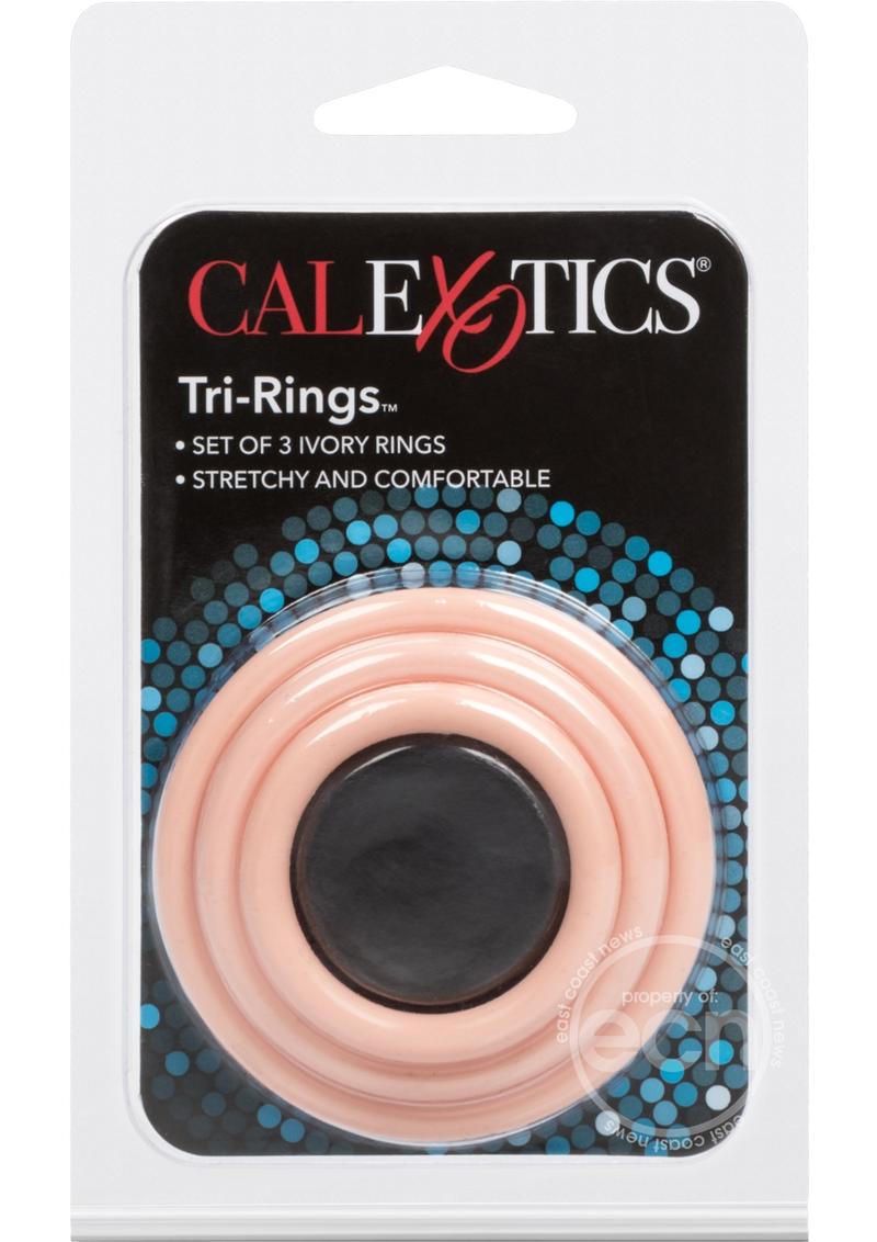 Tri-Rings 3-Piece Rubber Penis Ring Set
