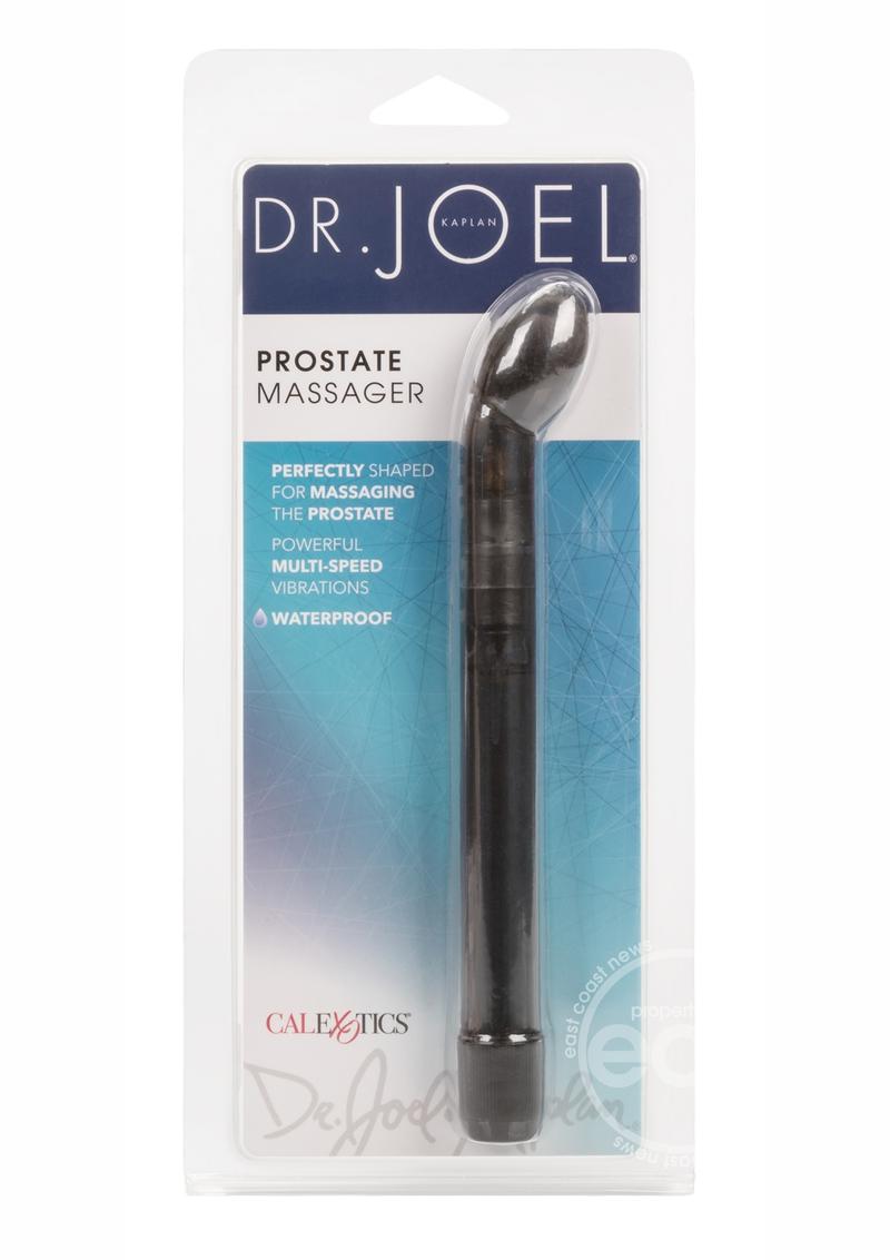 Dr. Joel Kaplan Rigid Plastic Vibrating Prostate Massager - Black