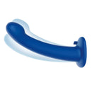 Pegasus Remote Control Silicone Vibrating Dildo & Harness Set - Blue