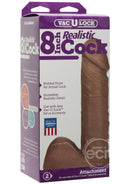 Vac-U-Lock Realistic 8" Dildo