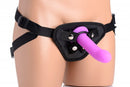 Strap On Double G Deluxe Vibrating Silicone Strap On O/S