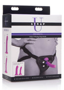 Strap On Double G Deluxe Vibrating Silicone Strap On O/S