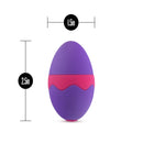 Aria Flutter Tongue Rechargeable Silicone Licking Vibrator - Purple