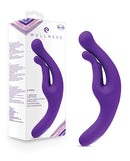 Wellness G Wave Rechargeable Silicone G-Spot Vibrating Dual Stimulator - Purple