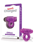 Charged OWow Rechargeable Rumbly 10-Function Vibrating Ring