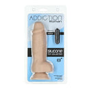 Addiction Roman 8" Girthy Silicone Dildo - Vanilla