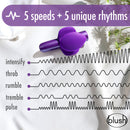 Noje B6 Rechargeable Vibrator with Silicone Sleeve - Iris Purple