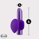 Noje B6 Rechargeable Vibrator with Silicone Sleeve - Iris Purple