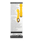 Buttercup Silicone Rechargeable Massager Wand - Yellow