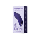 FemmeFunn Dioni Silicone Rechargeable Super-Strong Finger Vibe - Deep Indigo