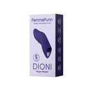 FemmeFunn Dioni Silicone Rechargeable Super-Strong Finger Vibe - Deep Indigo