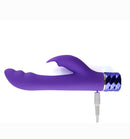 Maia Hailey Silicone Rechargeable Vibrating Dual Stimulator - Purple