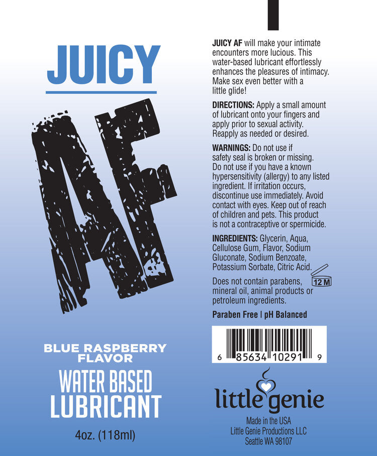 Juicy AF Flavored Water-Based Lubricant