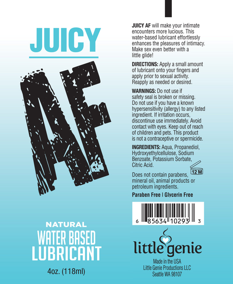 Juicy AF Water-Based Lubricant