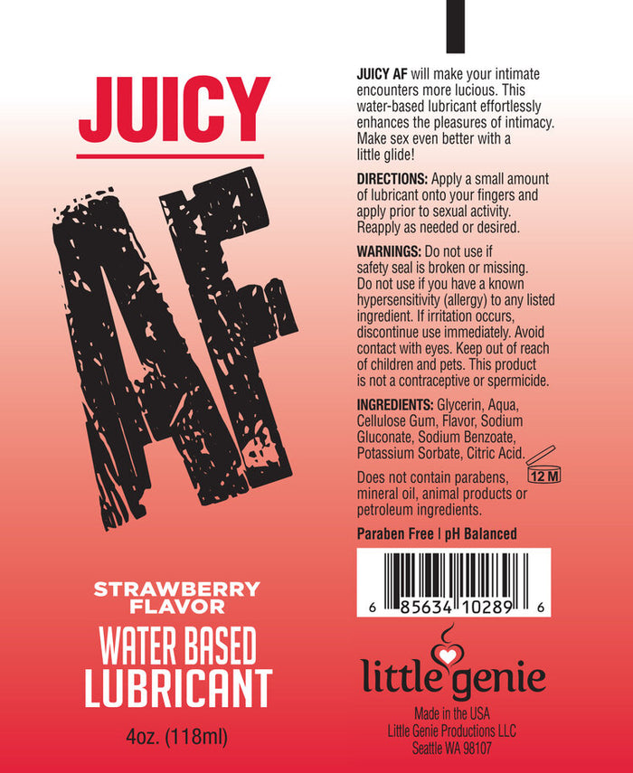 Juicy AF Flavored Water-Based Lubricant Juicy AF Flavored Water-Based Lubricant