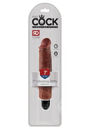 King Cock Vibrating Stiffy Dildo 7in