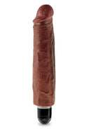 King Cock Vibrating Stiffy Dildo 7in