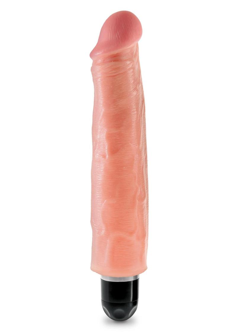 King Cock Vibrating Stiffy Dildo 7in