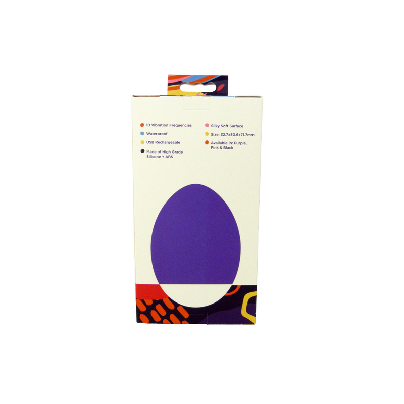 Voodoo Egg-static Rechargeable Silicone Pebble Vibrator