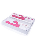 Lovense Nora Bluetooth Rechargeable Silicone Rotating Dual Stimulator - Pink