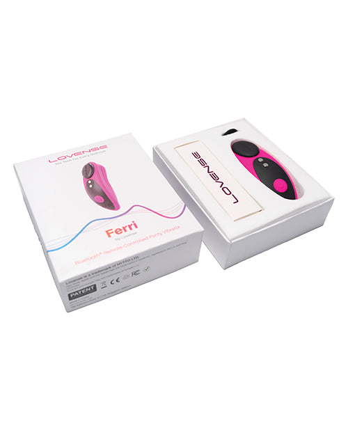 Lovense Ferri Bluetooth Panty Vibrator - Pink