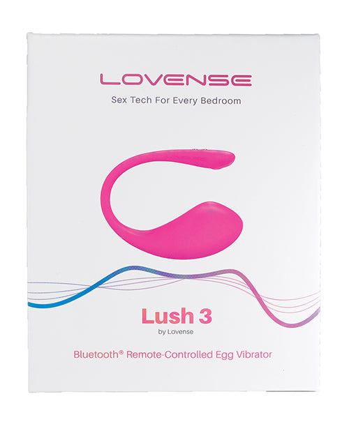 Lovense Lush 3 Bluetooth G-Spot Vibrator - Pink