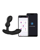 Lovense Edge 2 Bluetooth Silicone Prostate Vibrator Plug - Black