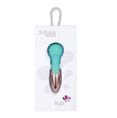 Maia Kali Dual Motor Rechargeable Vibrating Mini Wand - Turquoise/Gold