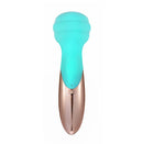 Maia Kali Dual Motor Rechargeable Vibrating Mini Wand - Turquoise/Gold