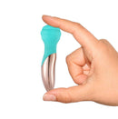 Maia Kali Dual Motor Rechargeable Vibrating Mini Wand - Turquoise/Gold