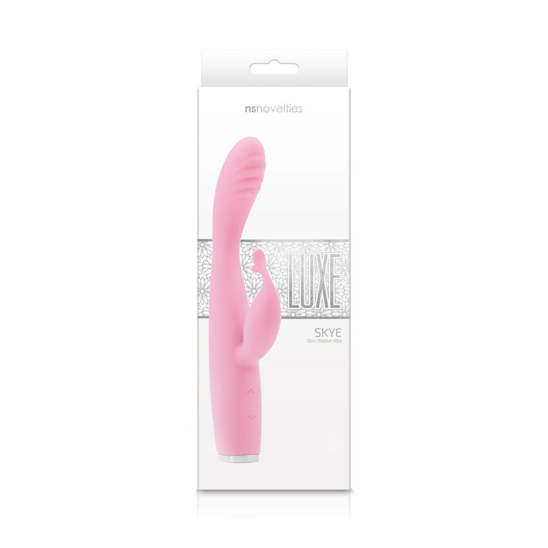 Luxe Skye Silicone Rechargeable Slim Vibrating Dual Stimulator