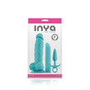 INYA PlayThings Set of Silicone Plug, Dildo, & Vibrator