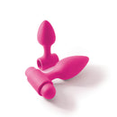 INYA Rechargeable Vibes-O-Spades 3-Piece Anal Plug Kit - Pink