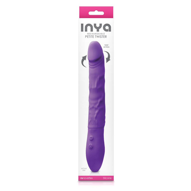 INYA Rechargeable Petite Twister Silicone Rotating Vibrator
