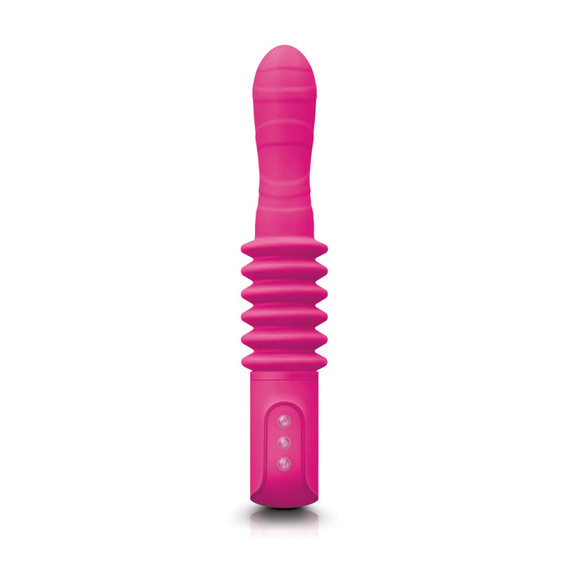 Inya Deep Stroker Silicone Rechargeable Thrusting Vibrator with Handle