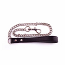 Rouge Leather Lead and Chain