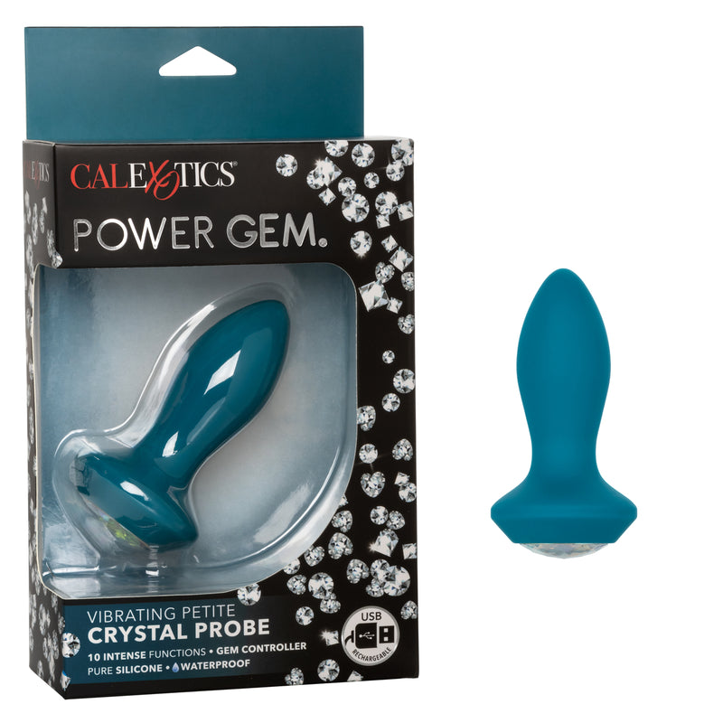 Power Gem Petite Silicone Rechargeable Vibrating Anal Plugs