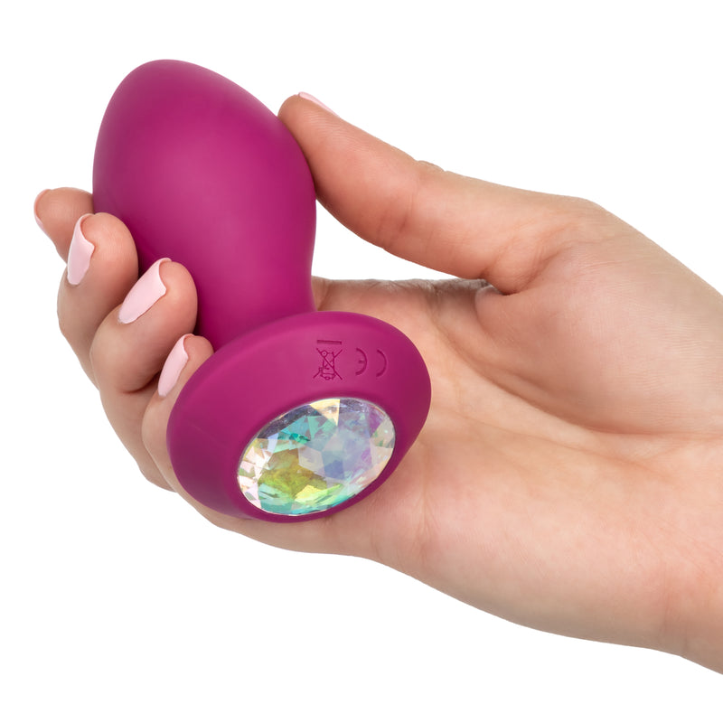 Power Gem Silicone Rechargeable Vibrating Anal Plugs