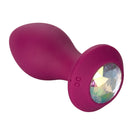 Power Gem Silicone Rechargeable Vibrating Anal Plugs