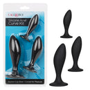 Silicone Anal Curve Kit - 3 pc, Black