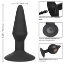 CalEx Silicone Inflatable Anal Plugs - Black