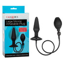 CalEx Silicone Inflatable Anal Plugs - Black