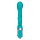 Enchanted Lover Silicone Rechargeable Vibrating Beaded Dual Stimulator - Teal