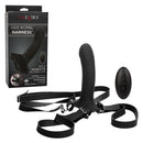 Her Royal Harness Me2 Remote Rumbler Vibrating Strap-On Set - Black