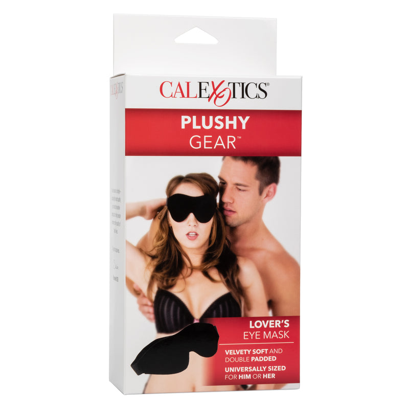 Plushy Gear Lover's Padded Eye Mask - Black