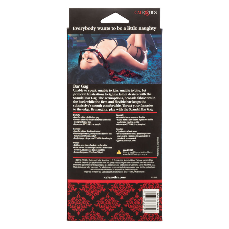 Scandal Soft Tie-Back Bar Gag