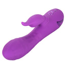 California Dreaming Valley Hill Vamp Vibrating and Rubbing Dual Stimulator - Violet