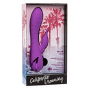 California Dreaming Valley Hill Vamp Vibrating and Rubbing Dual Stimulator - Violet