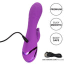 California Dreaming Valley Hill Vamp Vibrating and Rubbing Dual Stimulator - Violet